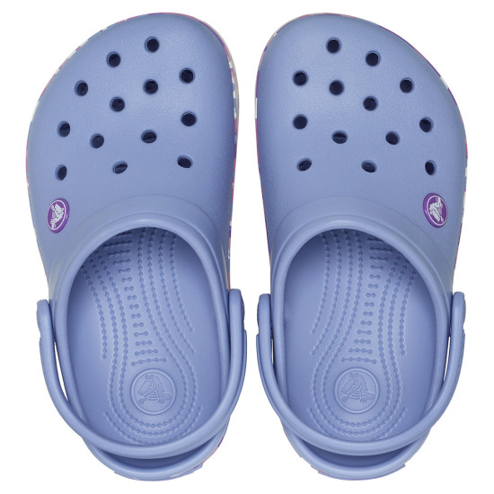 Crocs Kids' Crocband Glow Confetti Band Clog